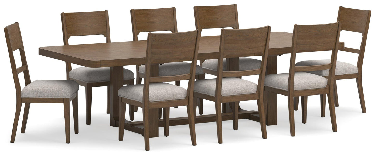 Mesa de comedor Cabalynn y 8 sillas