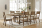 Mesa de comedor Cabalynn y 8 sillas