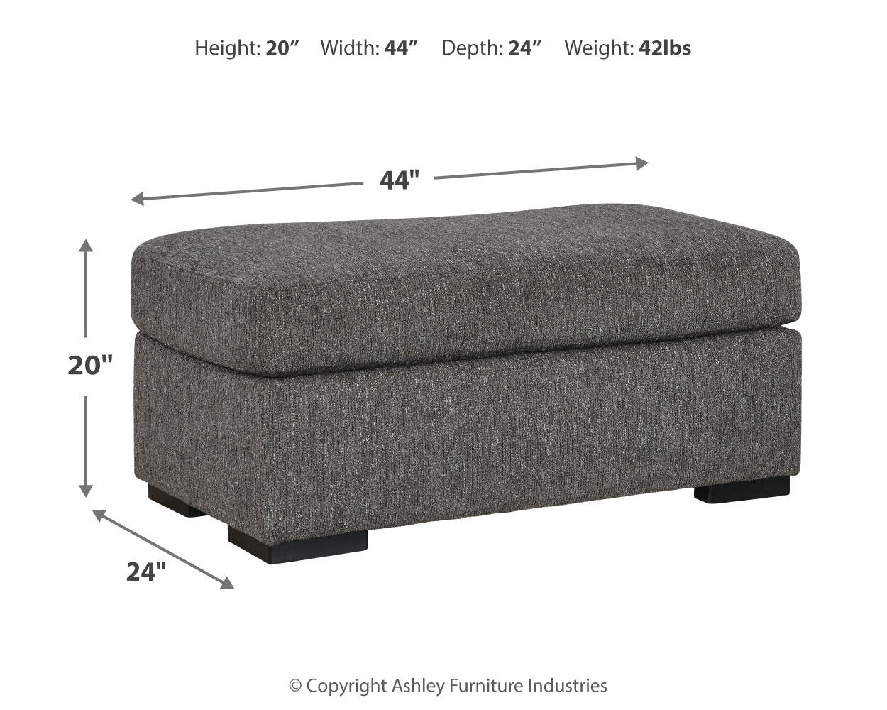 Sillón y otomana Gardiner