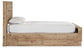 Cama doble Hyanna con almacenamiento y tocador con espejo