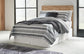 Cabecero Hyanna de panel completo con tocador con espejo