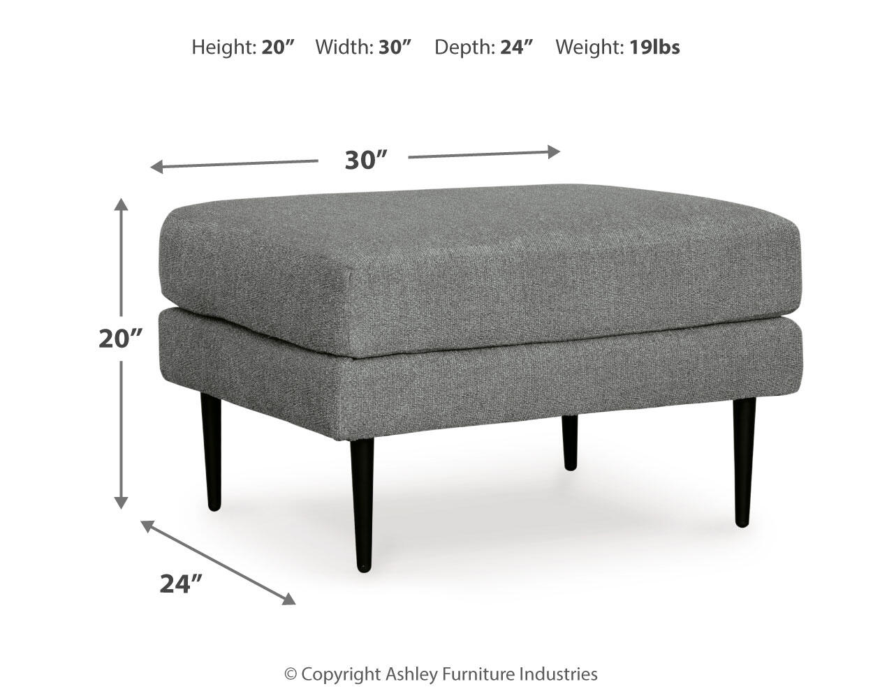 Sillón y otomana Hazela