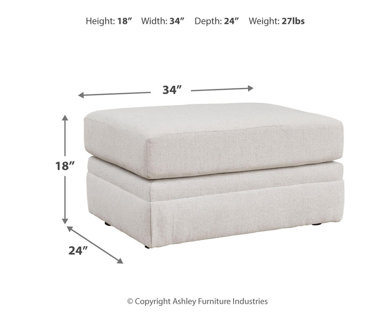 Sillón y otomana Maitelynn