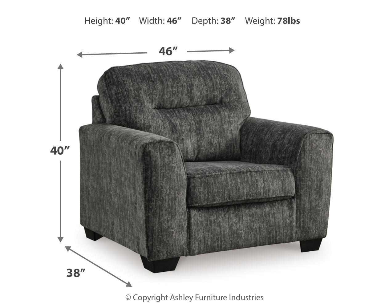 Sillón y otomana Lonoke