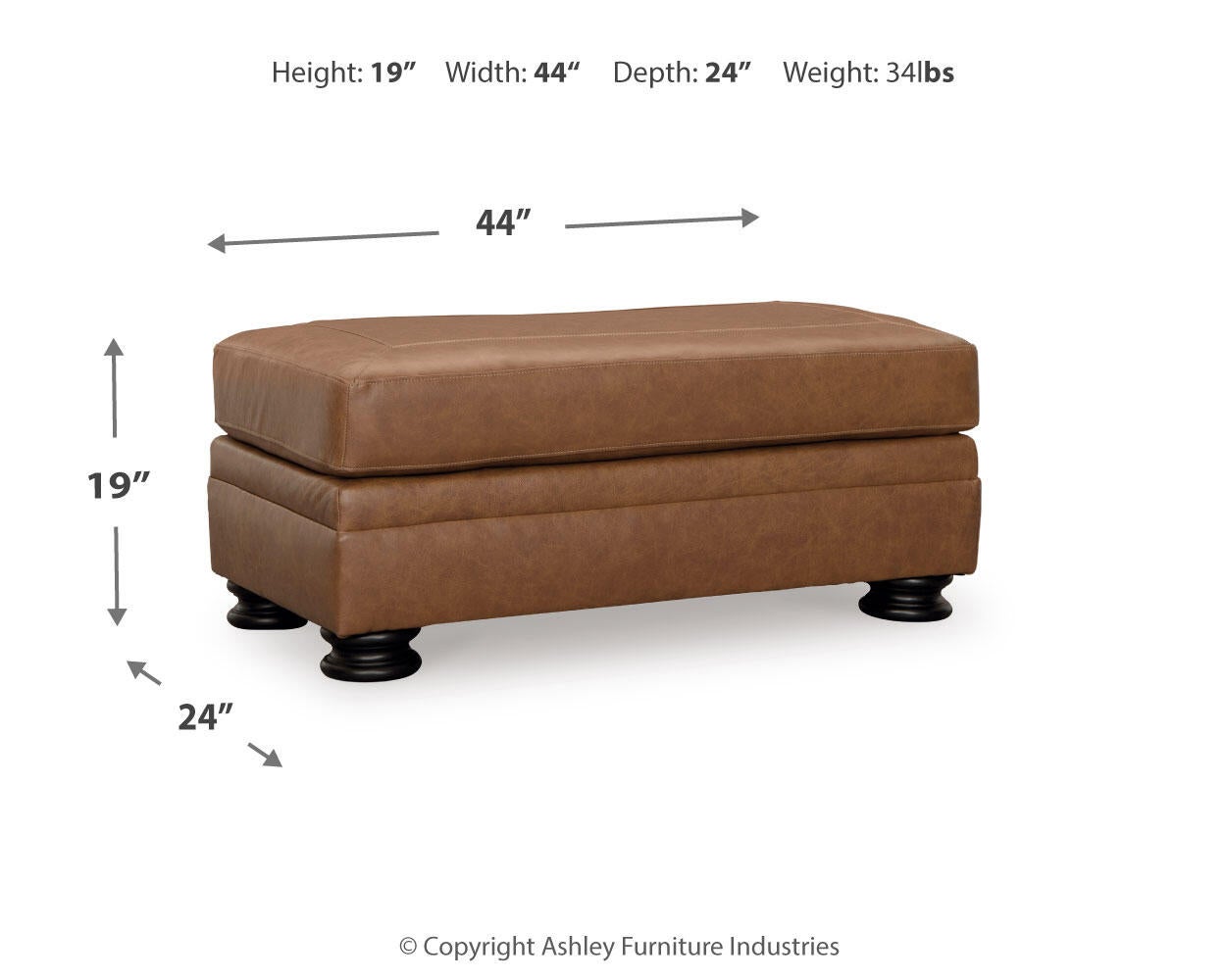 Sillón y otomana Carianna