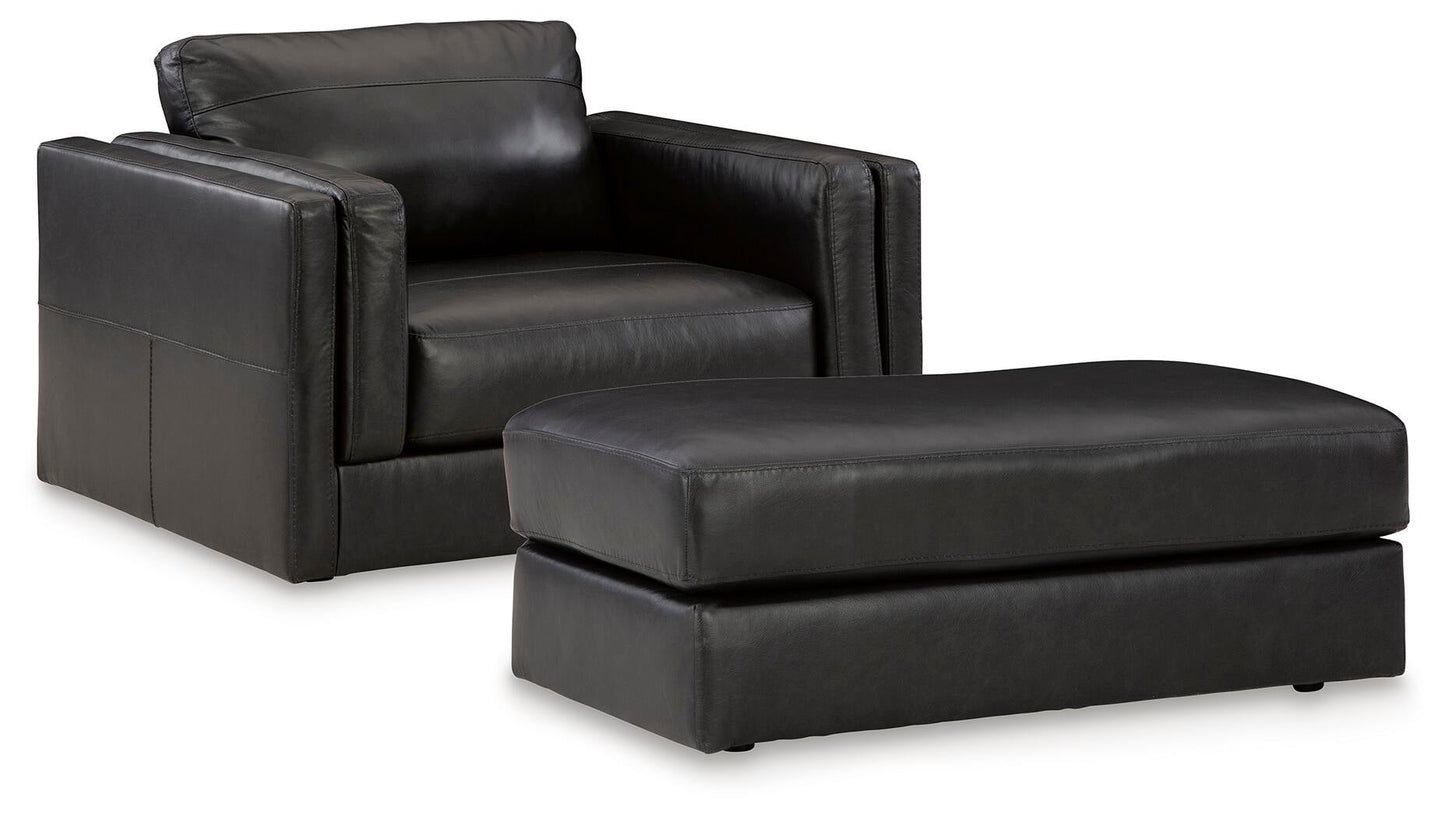 Sillón y otomana Amiata