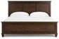 Cama Danabrin California King con cabecero, tocador con espejo y mesita de noche