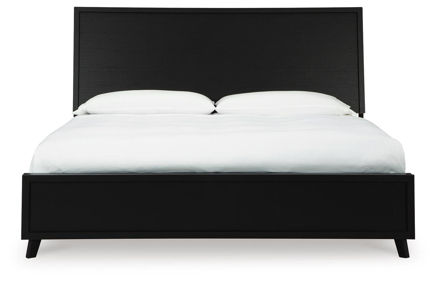 Cama Danziar tamaño king con cabecero, tocador con espejo, cómoda y mesita de noche