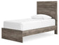 Cama doble Ralinksi con tocador con espejo, cómoda y mesita de noche