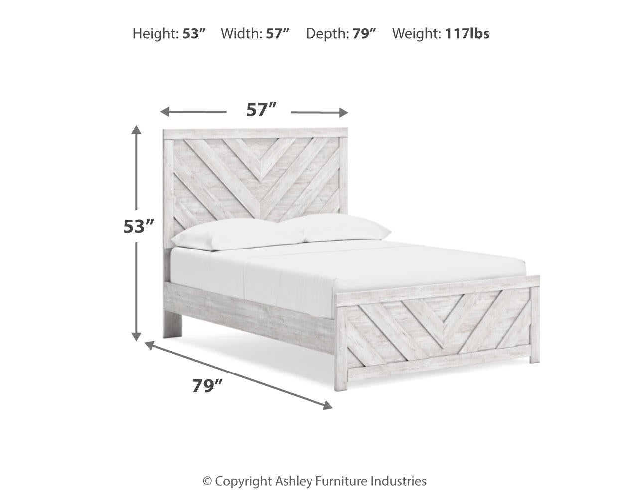 Cama Cayboni de dos camas con tocador con espejo