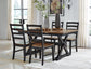 Mesa de comedor Wildenauer y 4 sillas