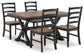 Mesa de comedor Wildenauer y 4 sillas