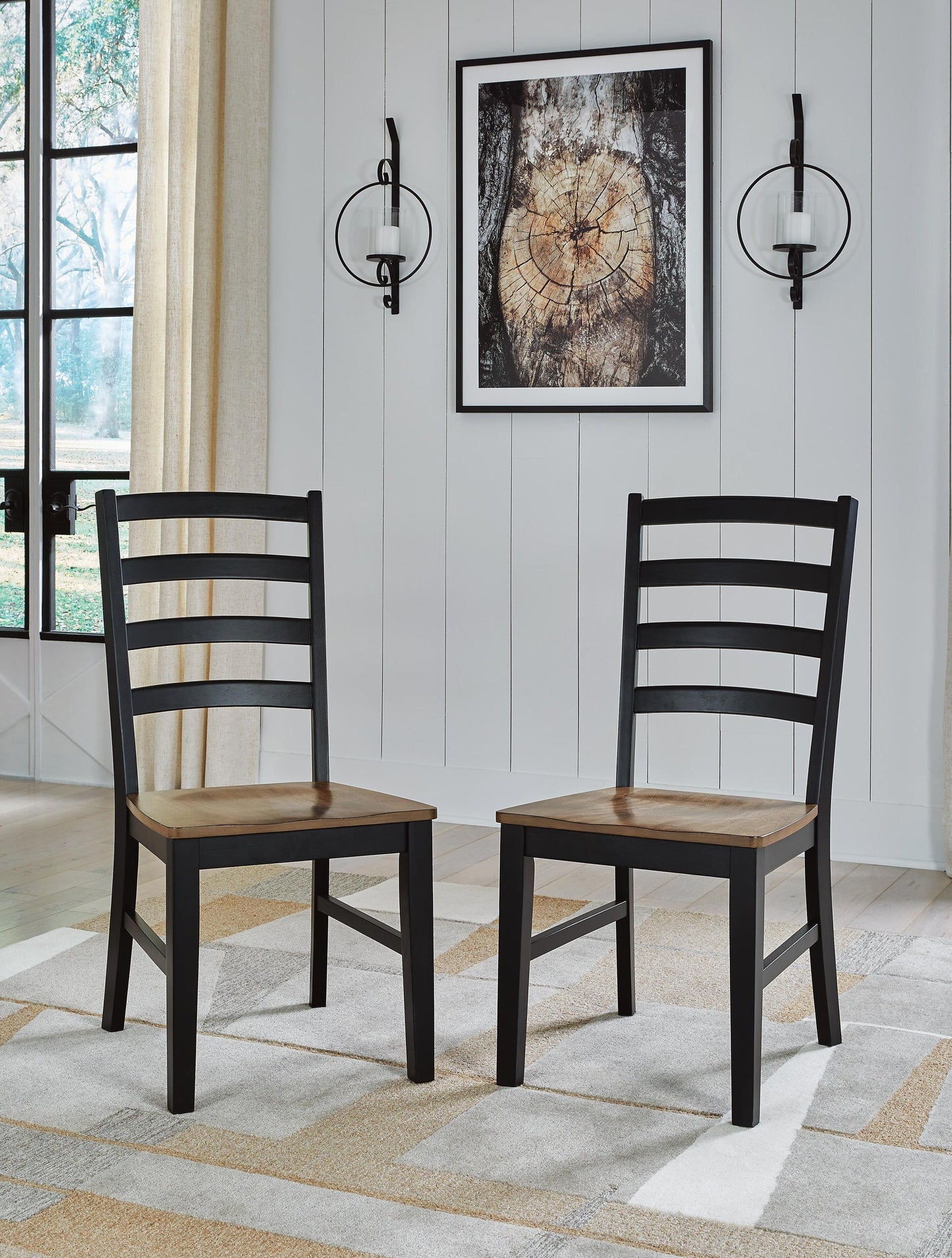 Mesa de comedor Wildenauer y 4 sillas