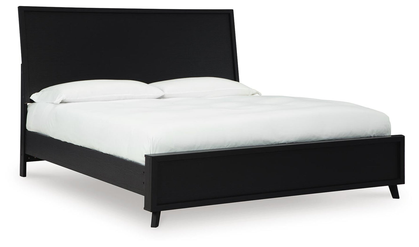 Cama Danziar Queen con cabecero y tocador con espejo