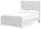 Cama Cayboni de dos camas con cabecero, tocador con espejo, cómoda y mesita de noche