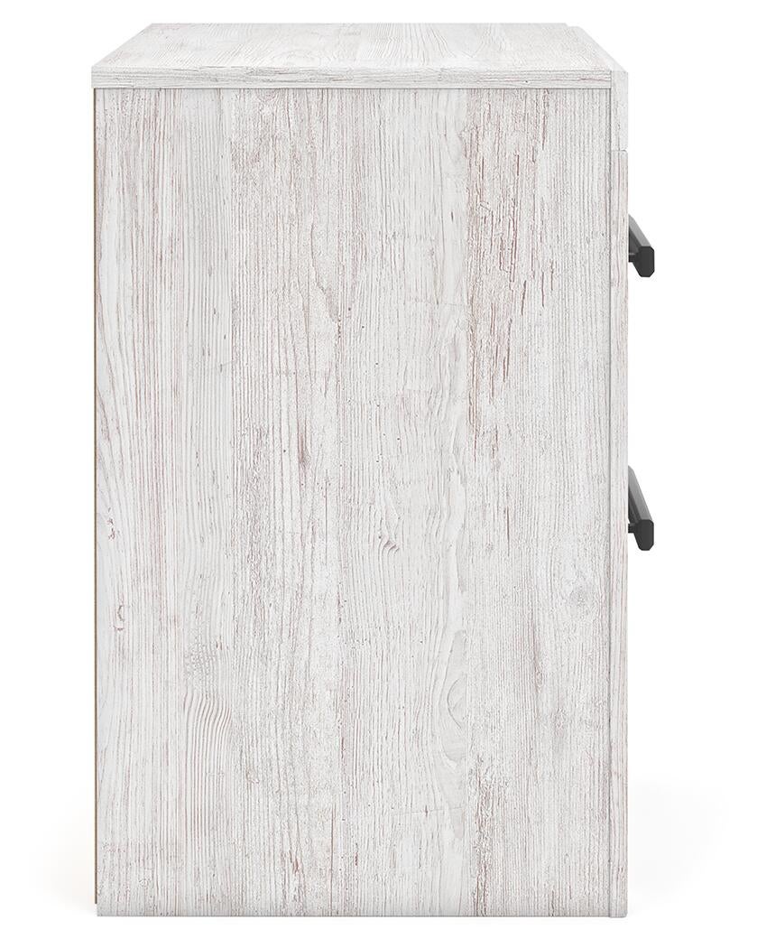 Cama Cayboni de dos camas con cabecero, tocador con espejo, cómoda y mesita de noche