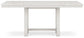 Mesa de comedor Robbinsdale de altura de mostrador y 6 taburetes de bar