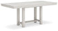 Mesa de comedor Robbinsdale de altura de mostrador y 6 taburetes de bar