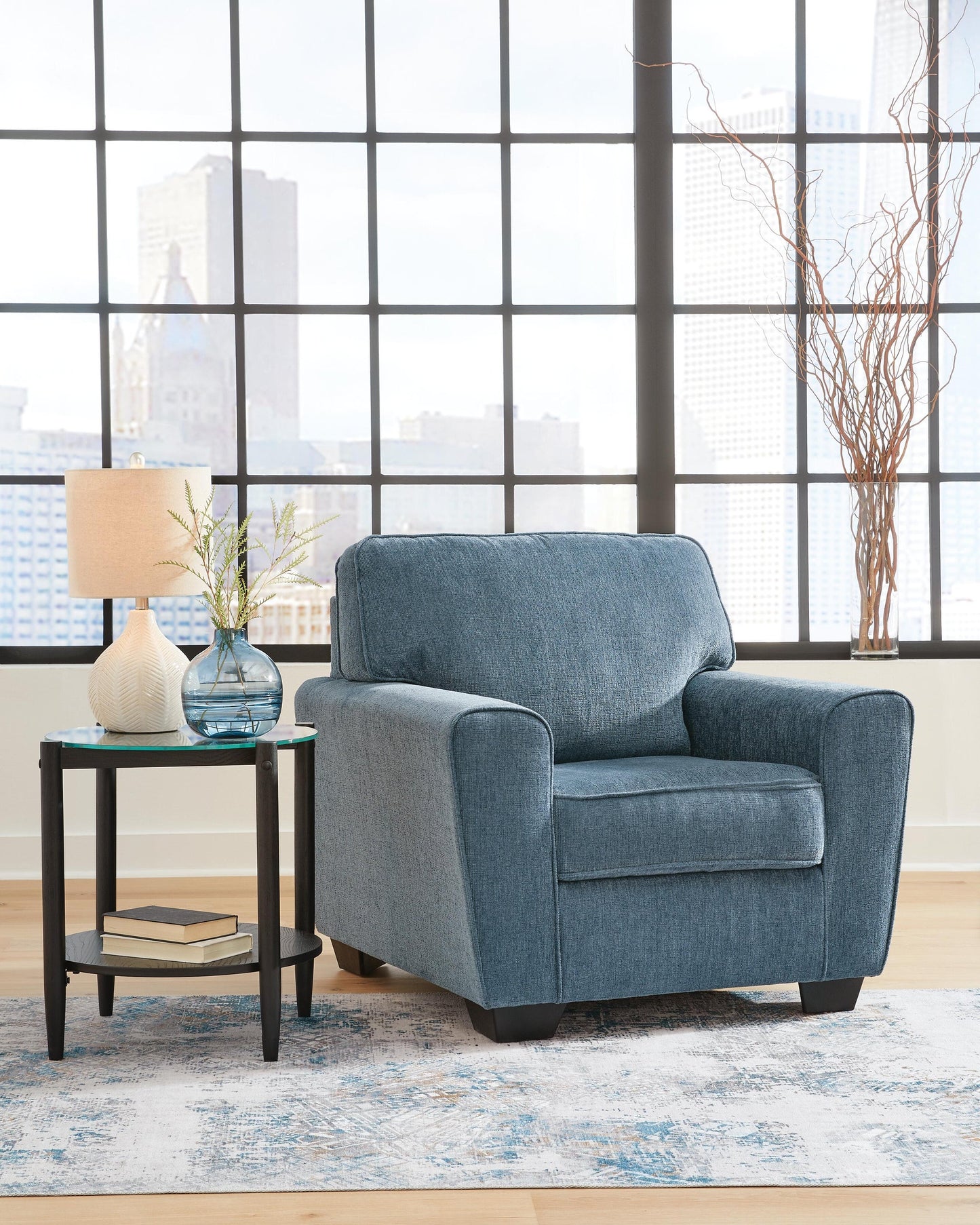 Sillón y otomana Cashton
