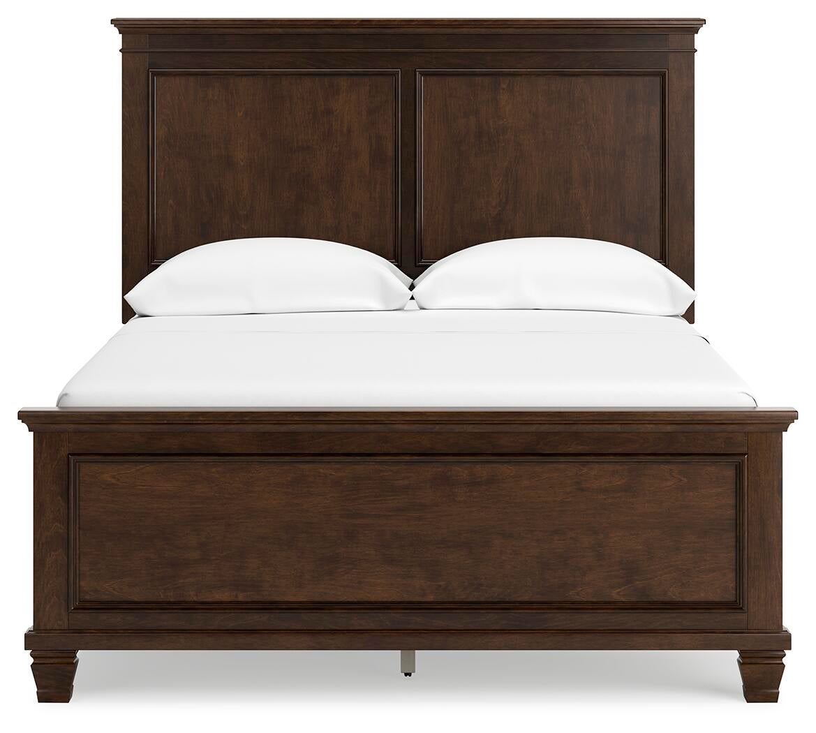 Cama Danabrin de dos camas con cabecero y tocador con espejo
