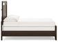 Cama Covetown de dos camas con cabecero y tocador con espejo