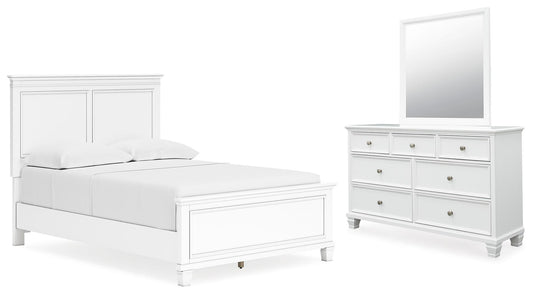 Cama Fortman de dos camas con tocador con espejo