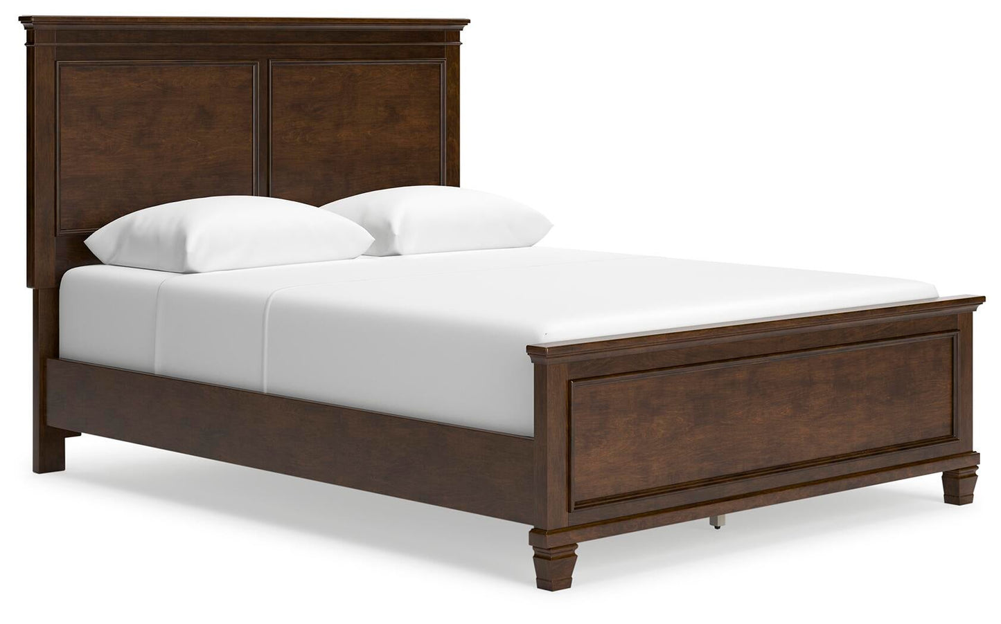 Cama Danabrin Queen con cabecero y tocador con espejo