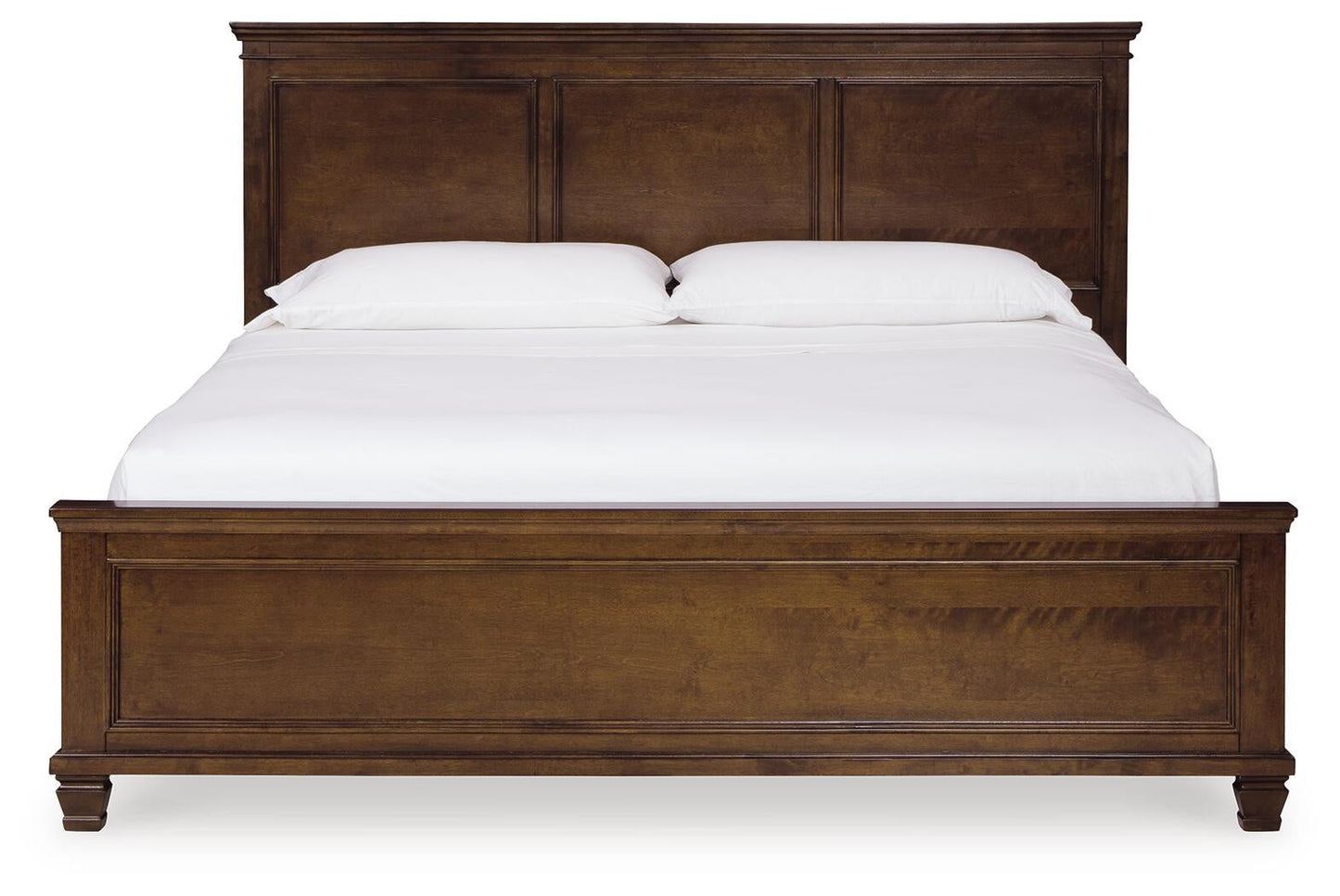 Cama Danabrin King con cabecero y tocador con espejo