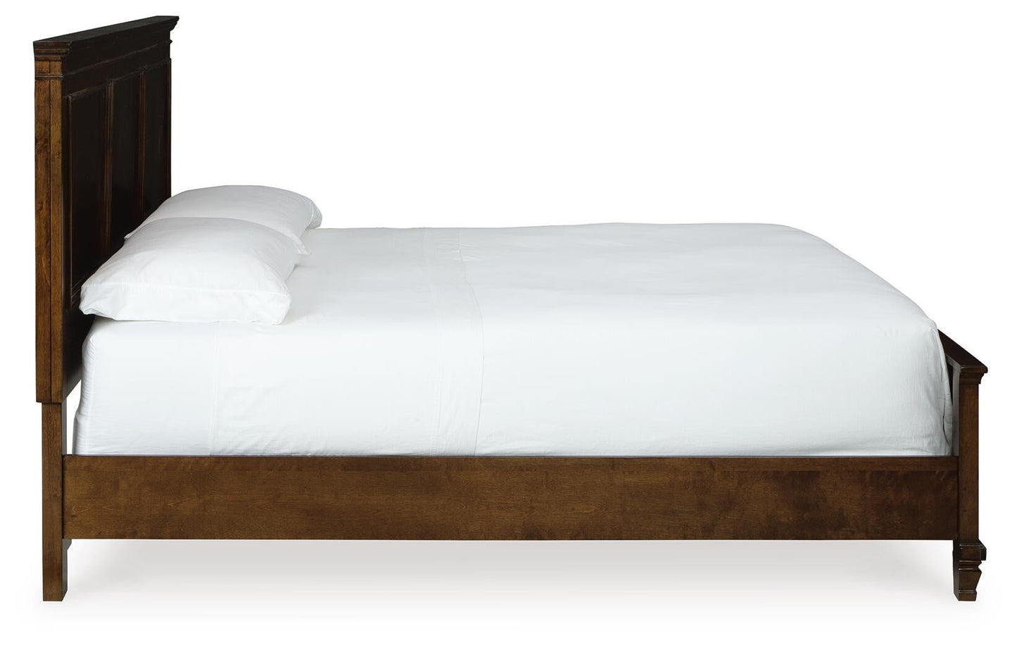 Cama Danabrin King con cabecero y tocador con espejo