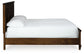 Cama Danabrin King con cabecero y tocador con espejo