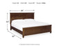 Cama Danabrin King con cabecero y tocador con espejo