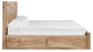 Cama Hyanna Queen con almacenamiento y tocador con espejo