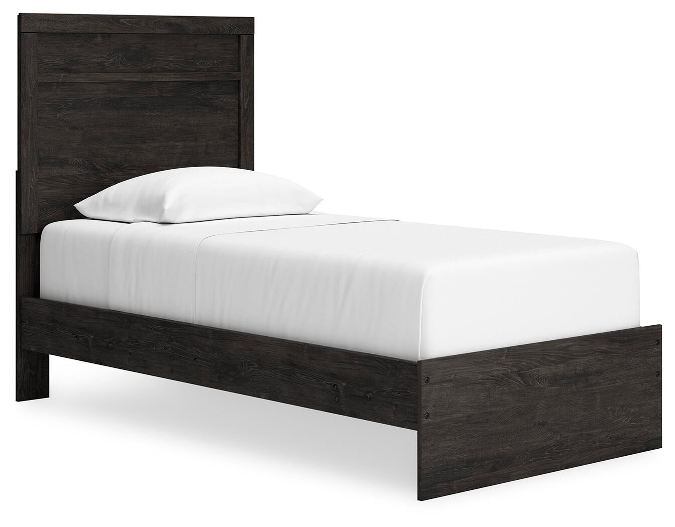 Cama doble Belachime con tocador con espejo, cómoda y mesita de noche