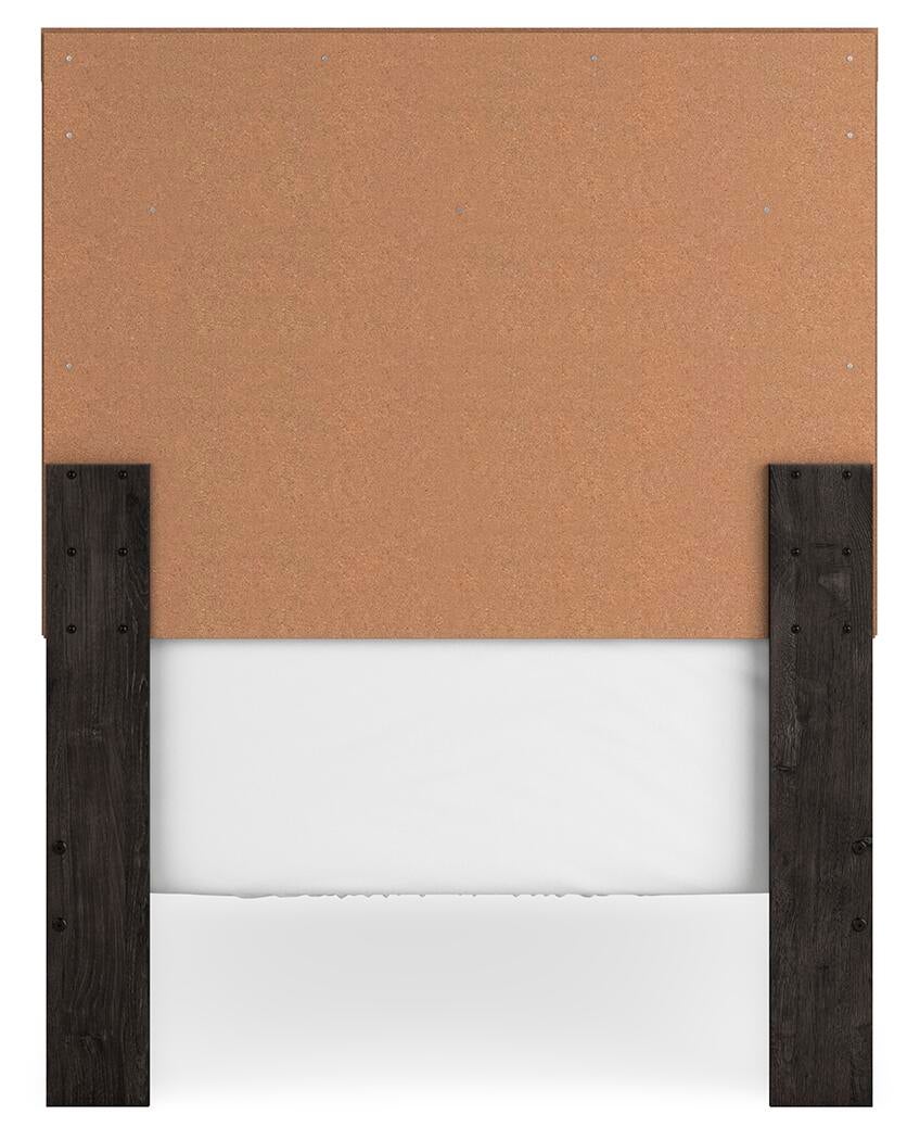 Cama doble Belachime con tocador con espejo, cómoda y mesita de noche