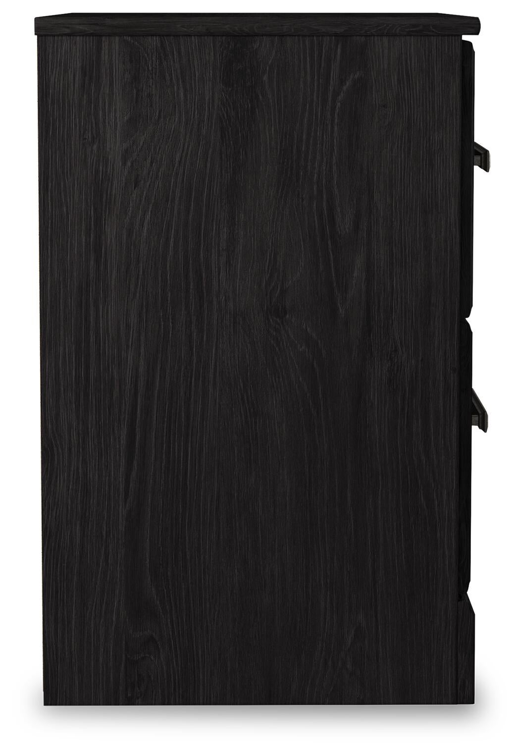 Cama doble Belachime con tocador con espejo, cómoda y mesita de noche