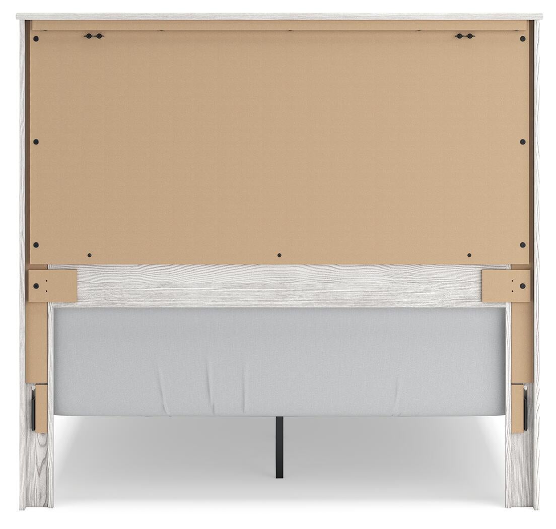 Cama Gerridan Queen con cabecero y tocador con espejo