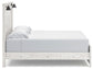 Cama Gerridan King con cabecero y tocador con espejo