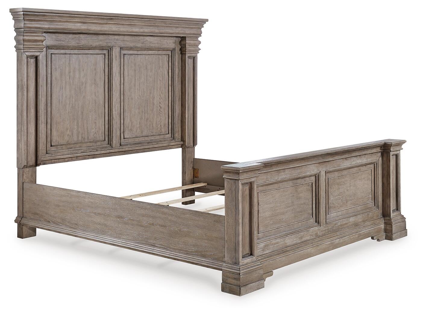 Cama Blairhurst Queen con cabecero y tocador con espejo