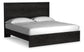 Cama Belachime tamaño King con cabecero, tocador con espejo, cómoda y mesita de noche