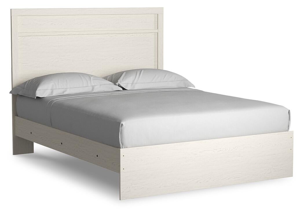 Cama Stelsie Queen con cabecero y tocador con espejo