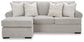 Sofá chaise longue, sillón y otomana Eastonbridge