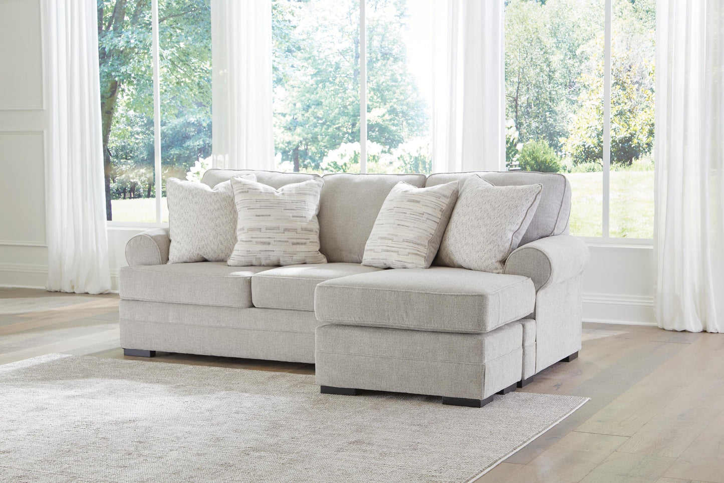 Sofá chaise longue, sillón y otomana Eastonbridge