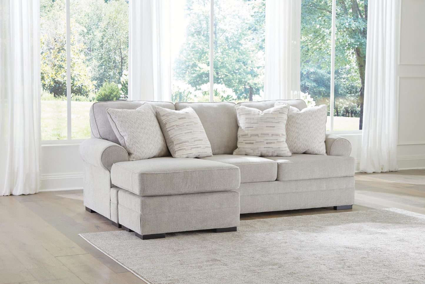 Sofá chaise longue, sillón y otomana Eastonbridge