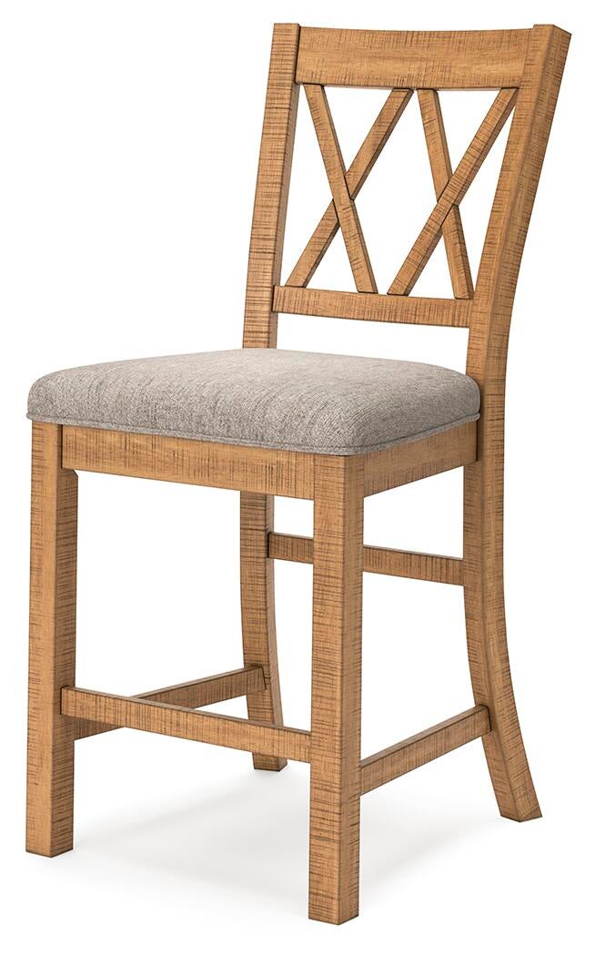 Mesa de comedor Havonplane de altura de mostrador y 10 taburetes de bar