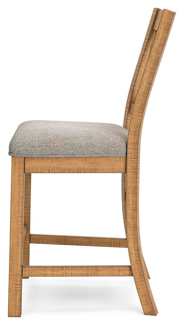 Mesa de comedor Havonplane de altura de mostrador y 10 taburetes de bar