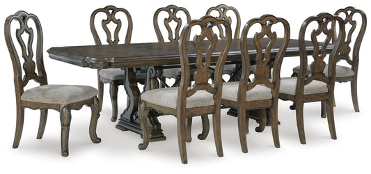 Mesa de comedor Maylee y 8 sillas