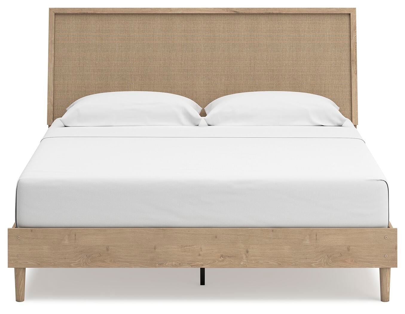 Cama Cielden King con cabecero y tocador con espejo