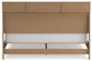 Cama Cielden King con cabecero y tocador con espejo