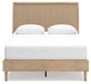 Cama Cielden Queen con cabecero y tocador con espejo