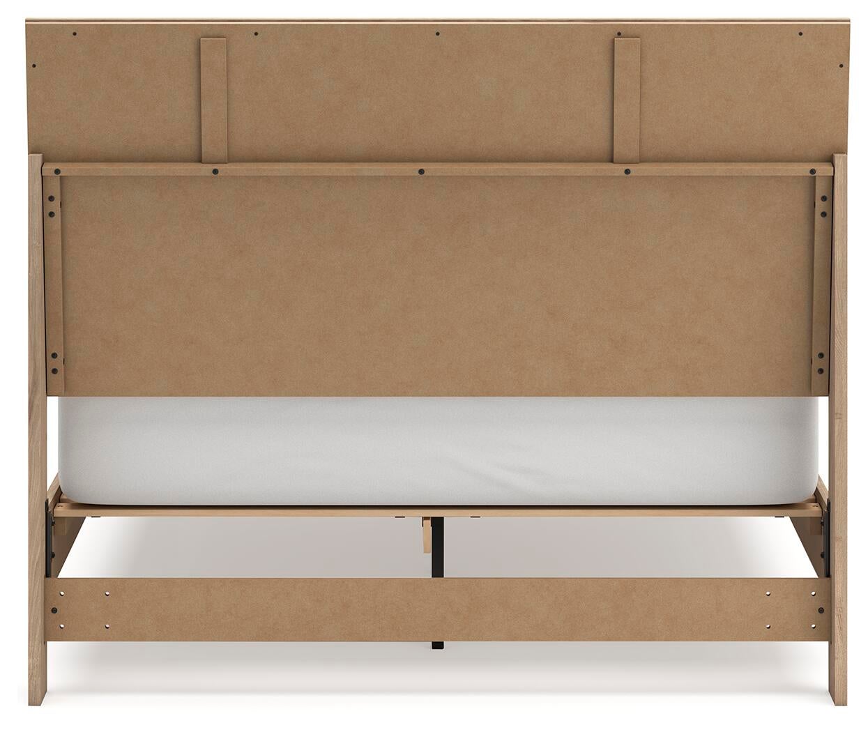 Cama Cielden Queen con cabecero y tocador con espejo